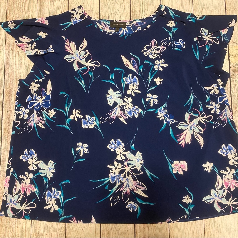 Lane Bryant Flutter Sleeve Blouse - image 6